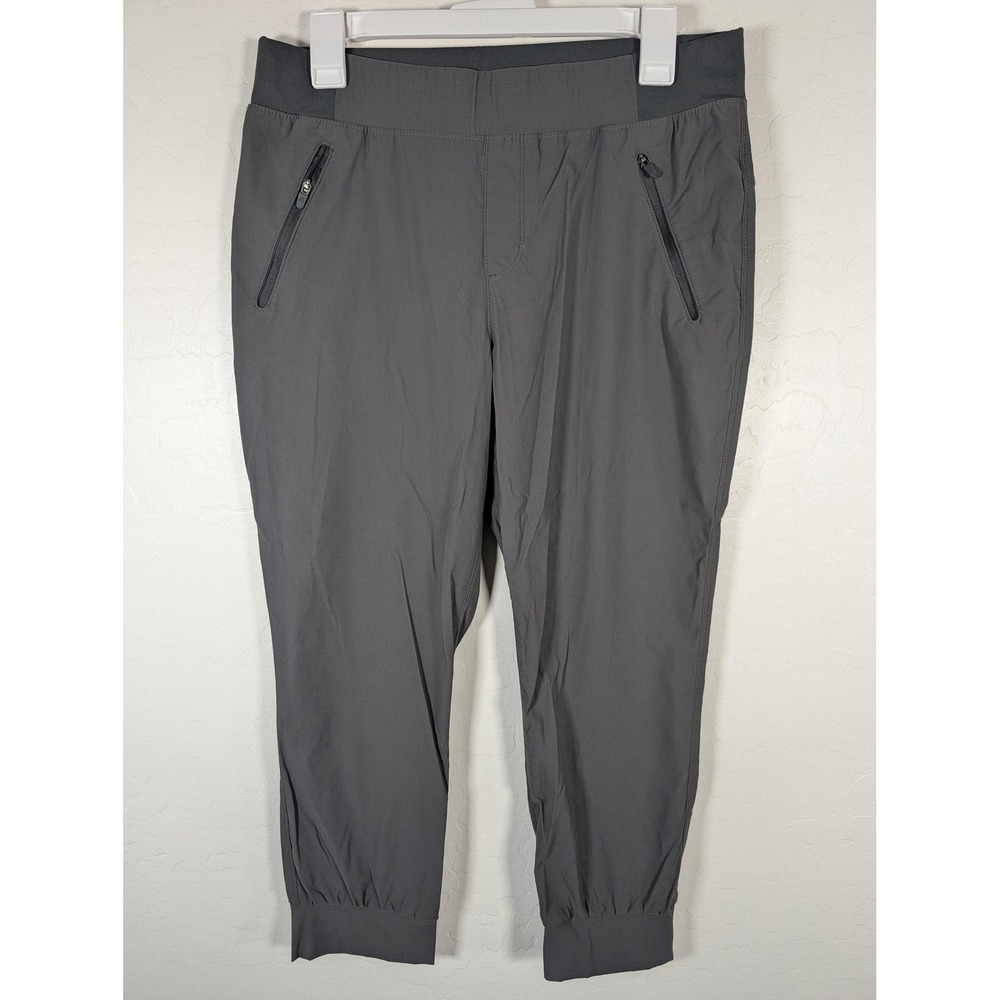 Eddie Bauer Pants Womens 8‎ Gray First Ascent Joggers Nylon Stretch Hiking